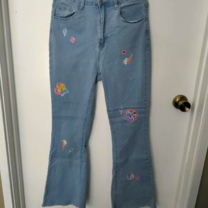 💗BUNDLE 5 FOR 25💗 Y2K My Little Pony Bell Bottom, High Waisted Stretchy Jeans